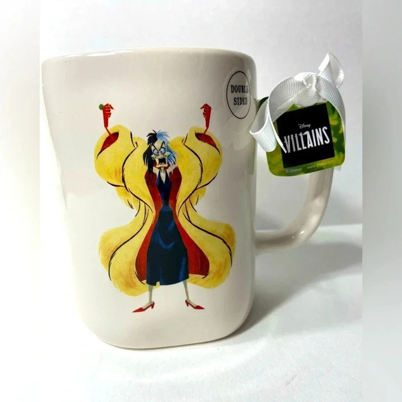 Disney Other - Rae Dunn x Disney - 101 Dalmatians  Cruella De Vil Mug w/ Mini Panther De Ville